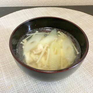 鯛のスープ　アラを使って